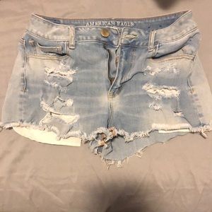 American Eagle distressed jeans.